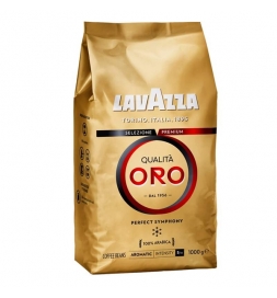 фото: Кофе в зернах Lavazza Qualitа Oro 1кг, пачка
