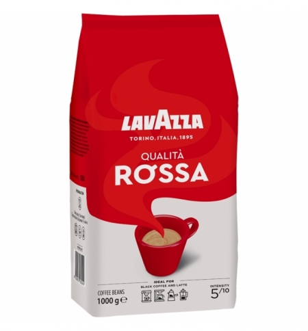 фото: Кофе в зернах Lavazza Qualita Rossa 1кг, пачка